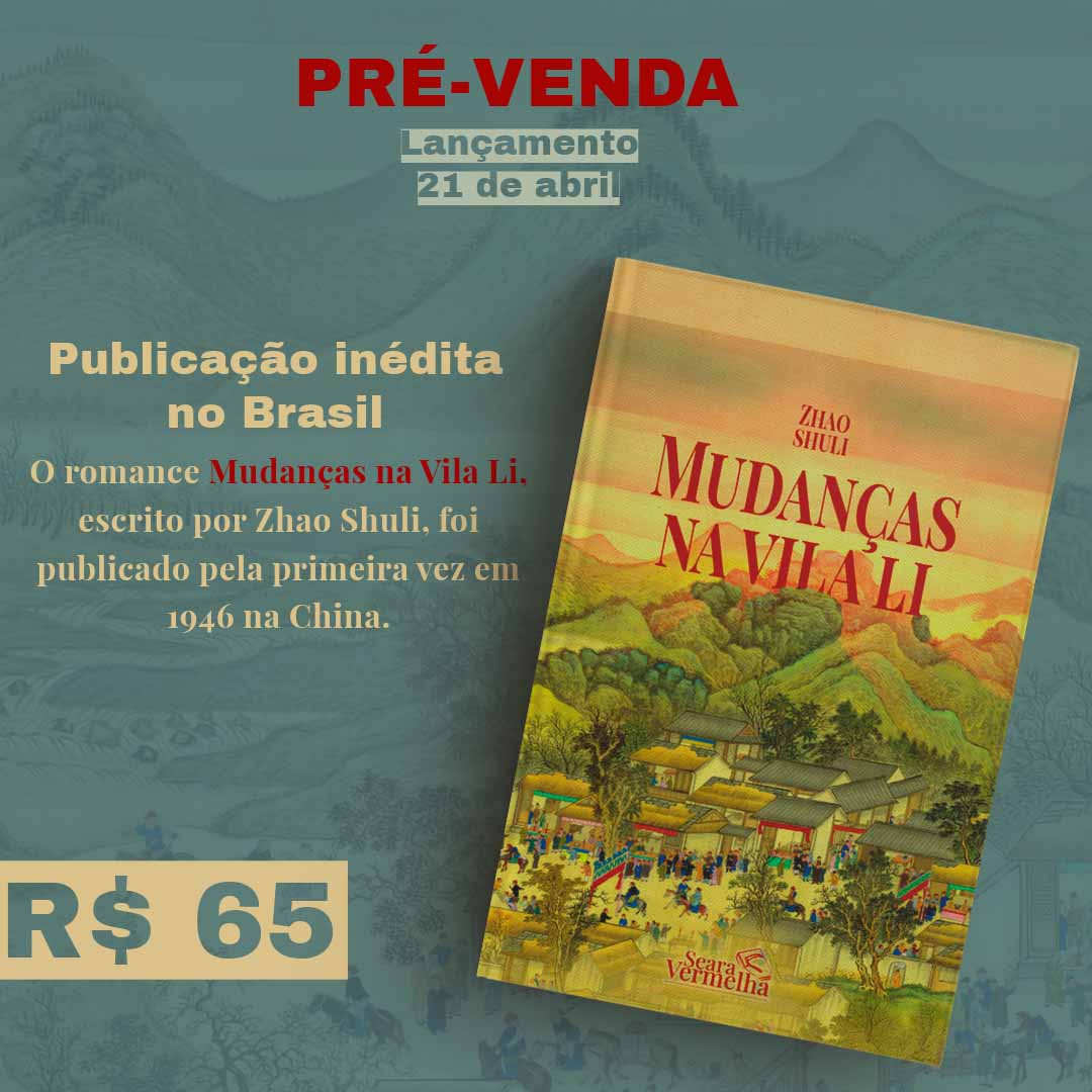Banner anunciando a pré-venda do livro "Mudanças Vila Li" Mobile